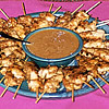 Dining Chicken with Peanut Sauce