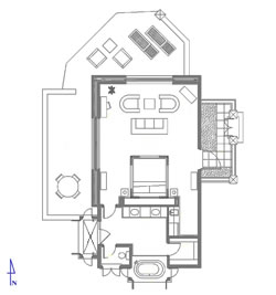 Floor Plan Guest Suite 3